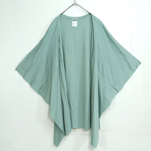 【美品】SOUSOU ソウソウ★爽やかな色味が素敵♪ むささび カーディガン 羽織り 薄緑系 z22606