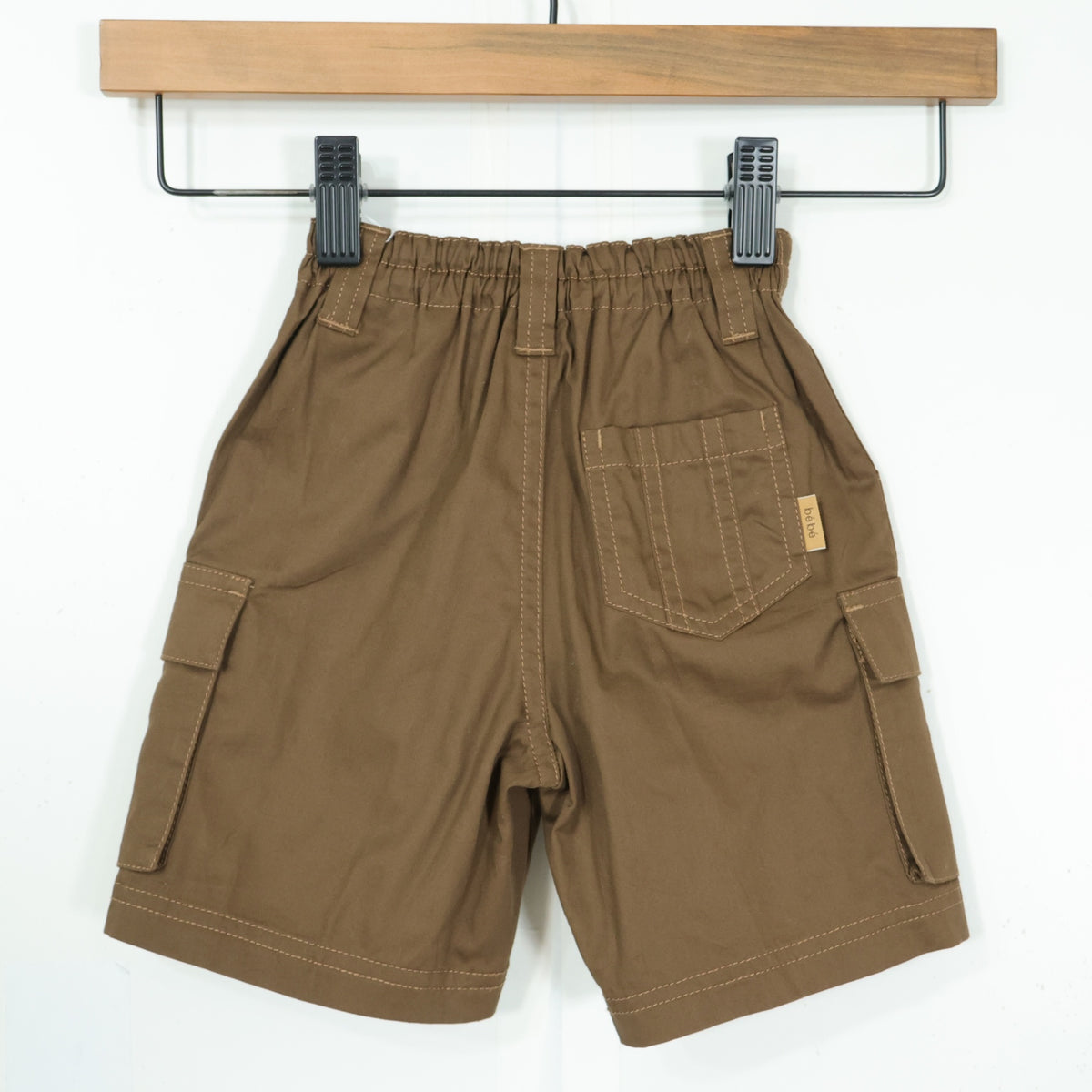【美品！】fillot de bebe フィヨ デュ ベベ★品のあるデザイン♪ ハーフパンツ キッズサイズ80㎝ ブラウン系 z22355