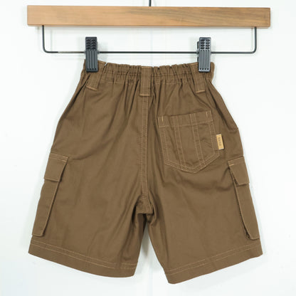 【美品！】fillot de bebe フィヨ デュ ベベ★品のあるデザイン♪ ハーフパンツ キッズサイズ80㎝ ブラウン系 z22355