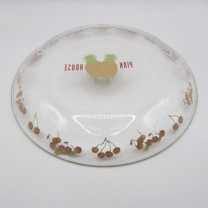 ピンクハウス★ガラス皿 プレート チェリー パイナップル 食器   透明系 so341