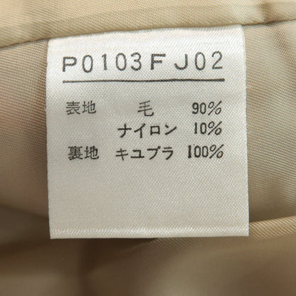 【美品】ピンクハウス★ショートコート ジャケット 大人可愛いチェック柄♪ウール混 ブラウン×ミックス系 z9886s