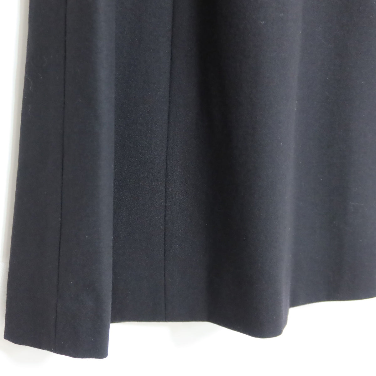 【美品・紙タグ】ジョルジュ・レッシュ★シンプルシック♪ウール混ワンピース サイズ40 黒系 ブラックフォーマル 薄手 z20418