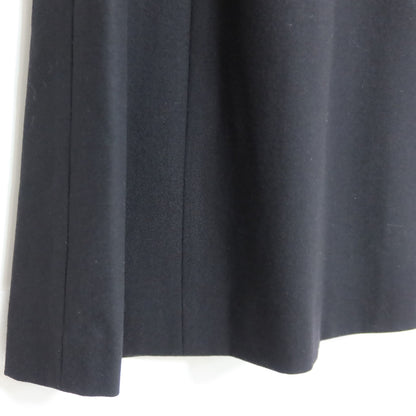 【美品・紙タグ】ジョルジュ・レッシュ★シンプルシック♪ウール混ワンピース サイズ40 黒系 ブラックフォーマル 薄手 z20418