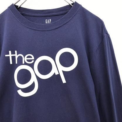 GAP★30周年記念♪ロングTシャツ カットソー サイズXS ネイビー系 無地 z23531