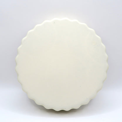 【未使用品】ピンクハウス★ロゴ入タルト型 陶器 プレート ケーキ皿 グラタン皿 食器   アイボリー系 so339