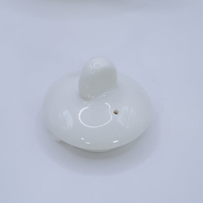 ピンクハウス★テディベアティーポット チェック柄 おめかしくま 急須 食器 くま 白系 so405