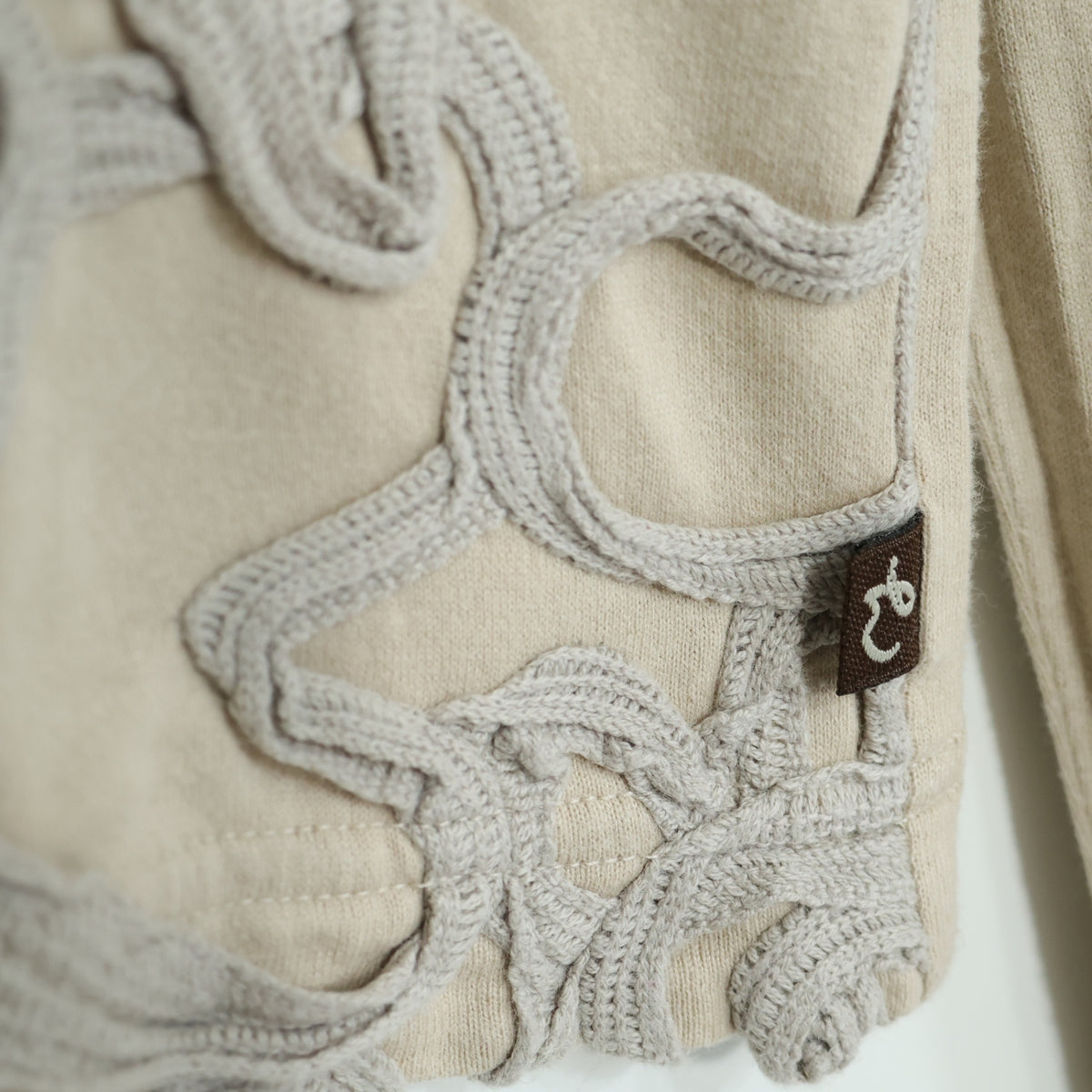 HAI SPORTING GEAR★ISSEY MIYAKE イッセイミヤケ 個性的なデザインの長袖カットソー サイズＭ ベージュ系 z22236