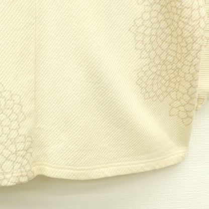 SOUSOU ソウソウ★小袖蘭陀 菊づくし はおり ロングカーディガン きなり系 厚手 z23175