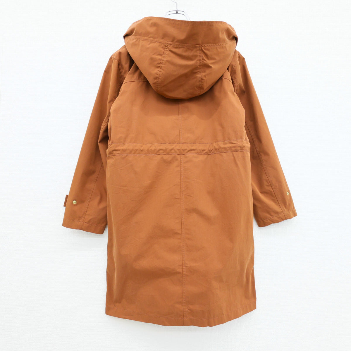 SHARE PARK (株)オンワード樫山★ライナー付きモッズコート フード付き 撥水 サイズ1 オレンジブラウン系 無地 z23489