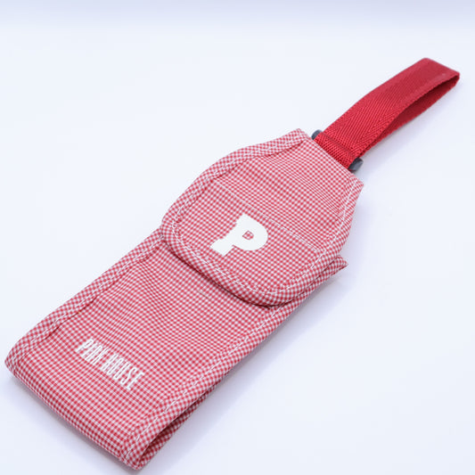 【美品！】ピンクハウス★レトロ懐かしい！ フォン・携帯ケース ガラケー ギンガムチェック 赤系 so261