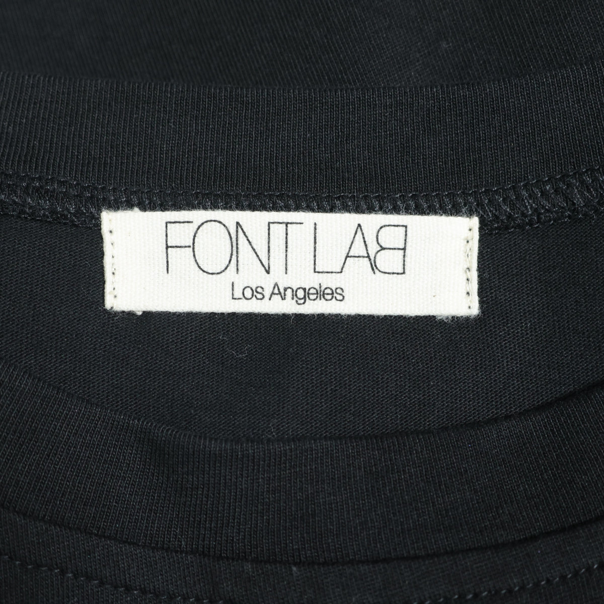 【美品】FONTLAB★ゆったり♪フレンチ袖カットソー チュニック 大きいサイズ15号 黒系 無地 z22362