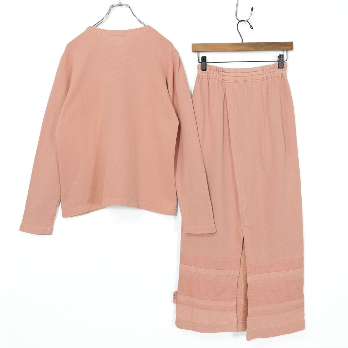 HAI SPORTING GEAR★トップス&スカート 上下セット スエット ビンテージ ISSEY MIYAKE イッセイミヤケ サイズＭ ピンク系 z22225