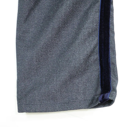 インゲボルグ★上品♪ロングパンツ スキニー サイズ9号 チャコールグレー系 ベロアテープ付♪無地 薄手 z21792