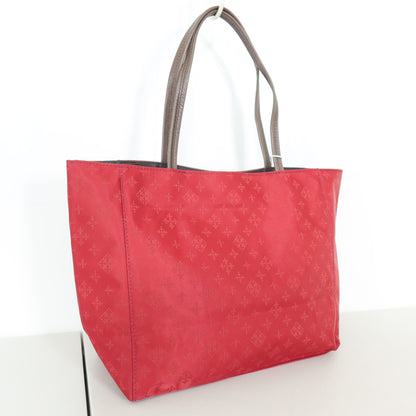 【新品：紙タグ】russet ラシット★大人可愛い！ ミニパレット トートバッグ モノグラム 軽量 深みレッド系 ＊ba182