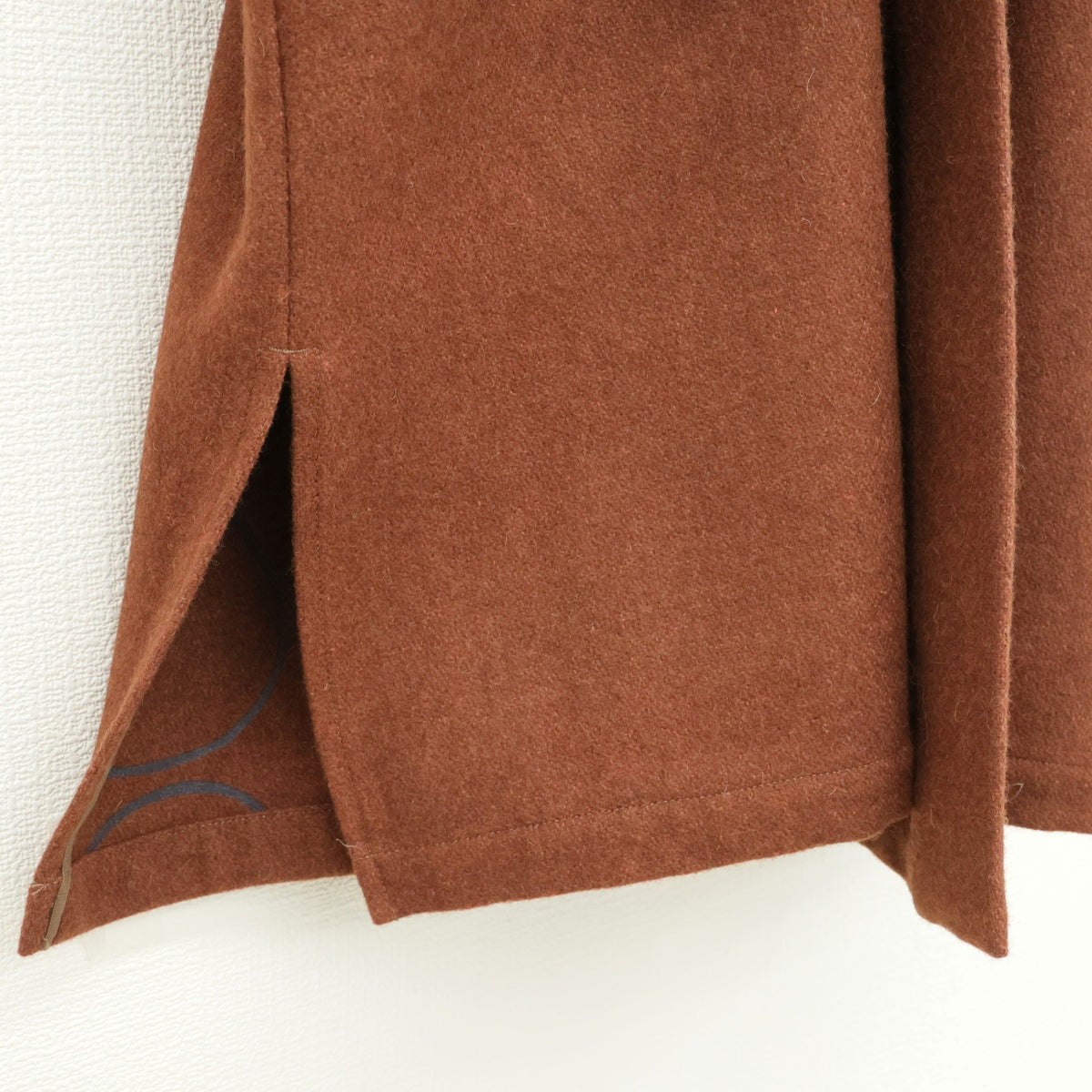 【美品】SOU・SOU★和の趣き♪小袖羽織 長丈 サイズM 茶系 ロングコート ウール混  無地 z23562