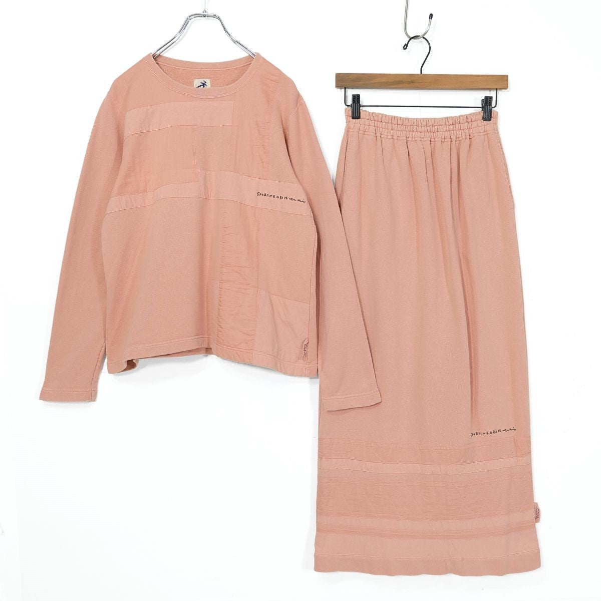 HAI SPORTING GEAR★トップス&スカート 上下セット スエット ビンテージ ISSEY MIYAKE イッセイミヤケ サイズＭ ピンク系 z22225
