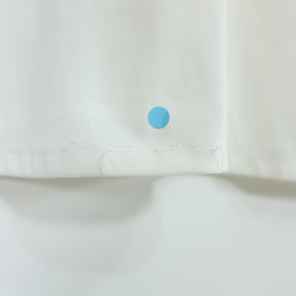 【美品】ヒロココシノ★個性的デザイン♪半袖ワンピース 大きいサイズ15ABR 濃紺系  インナー付♪薄手 z20956