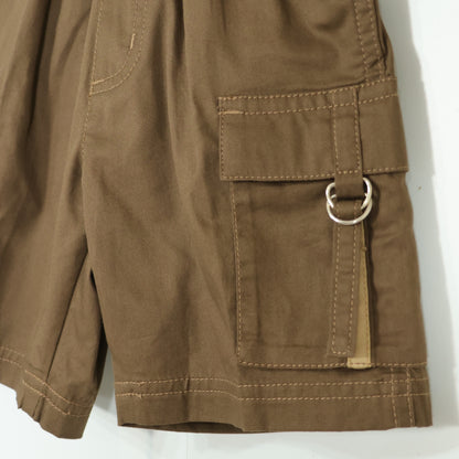 【美品！】fillot de bebe フィヨ デュ ベベ★品のあるデザイン♪ ハーフパンツ キッズサイズ80㎝ ブラウン系 z22355