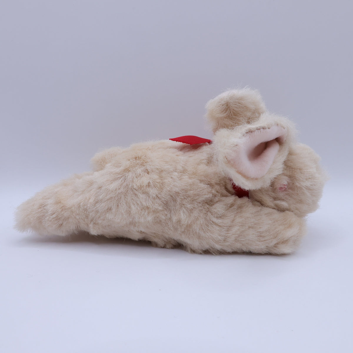 【美品】ワンダフルワールド カネコイサオ★ とびうさぎブローチ  コサージュ うさぎ ぬいぐるみ ベージュ系 ko121