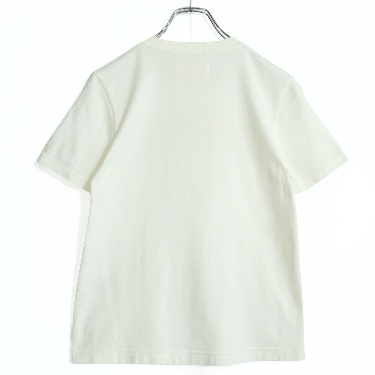 ピンクハウス★花柄パッチワーク&ワッペン♪半袖カットソー Tシャツ サイズM 白系 無地 z21928