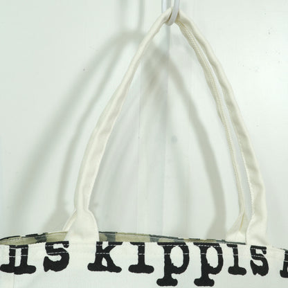 kippisキッピス★2WAYバッグ ロゴpt 再生ポリ SDGs 英字 おしゃれ ホワイト系 ba297