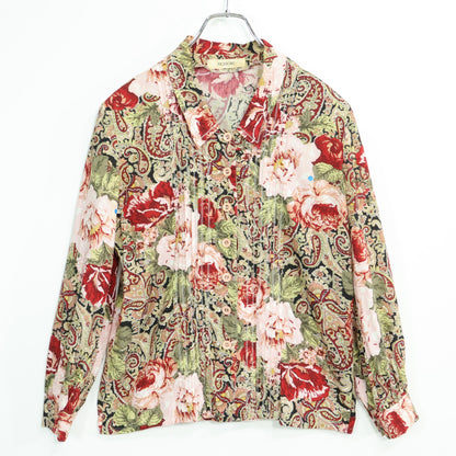 インゲボルグ★バラ＆ペイズリー pt♪セットアップ ブラウス＆スカート ミックス系 z22790