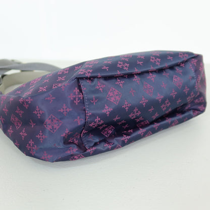 【美品】ラシット ★斜め掛けok! 2WAYショルダーバッグ ネイビー×ピンク系　＊ba186