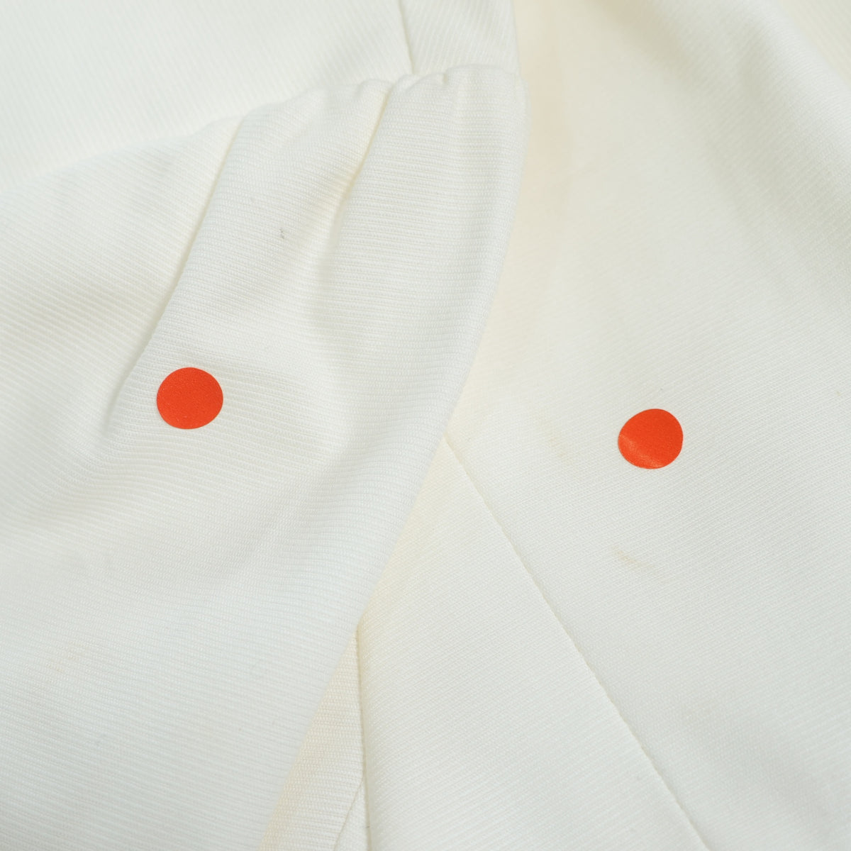 【紙タグ有】レリアン★涼しげ♪ノーカラージャケット ボタンレス サイズ9 白系 前開き カットワーク刺しゅう♪薄手 z22333