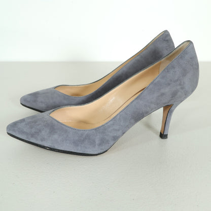 【美品】PELLICO ペリーコ ★ANDREA80SC スエード ヒール サイズ37(24.0cm)  グレー系 sh173