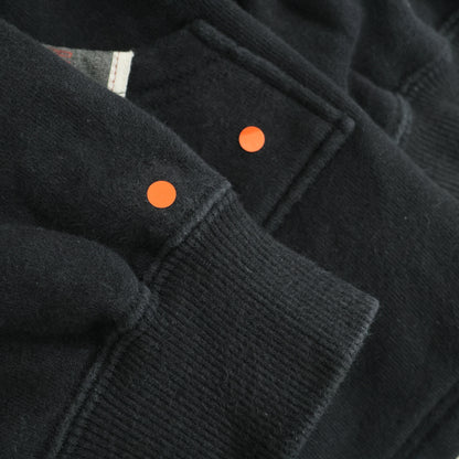 ピンクハウス★パーラー刺繍♪フーディパーカー 黒系 ギンガム使い♪2023年製 無地 z23193