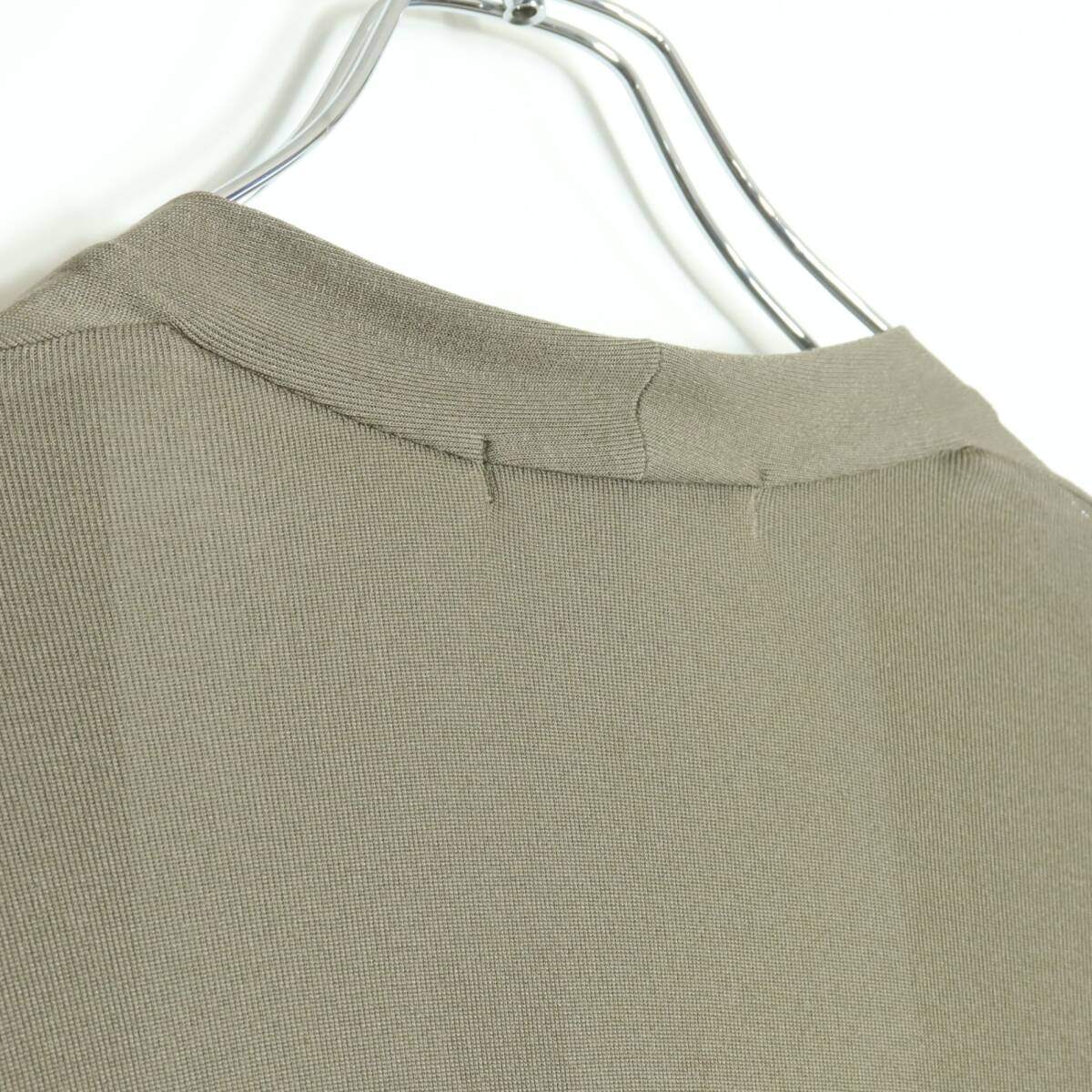 【極美品】23区★さらさら涼しい♪ UVカット仕様のロングカーディガン サイズ38 サンドベージュ系＊ z18377