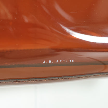J.B. ATTIRE★モンテカルロバッグ クリア PVC 茶系 ba286