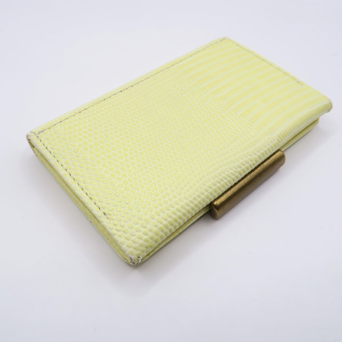TOFF&LOADSTONE トフアンドロードストーン★カードケース 名刺入れ 革 イエロー系 so330
