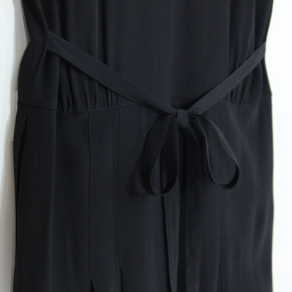 インゲボルグ★上品なレースデザイン♪オケージョン ドレス ノースリーブワンピース 黒系 z20642