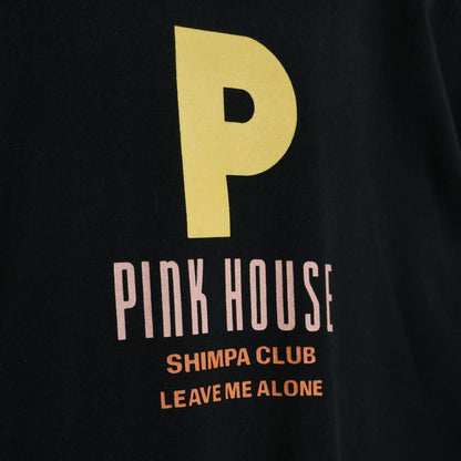 ピンクハウス★大きなPロゴが印象的♪ 長袖カットソー SHIMPA CLUB サイズM 黒系 z22205