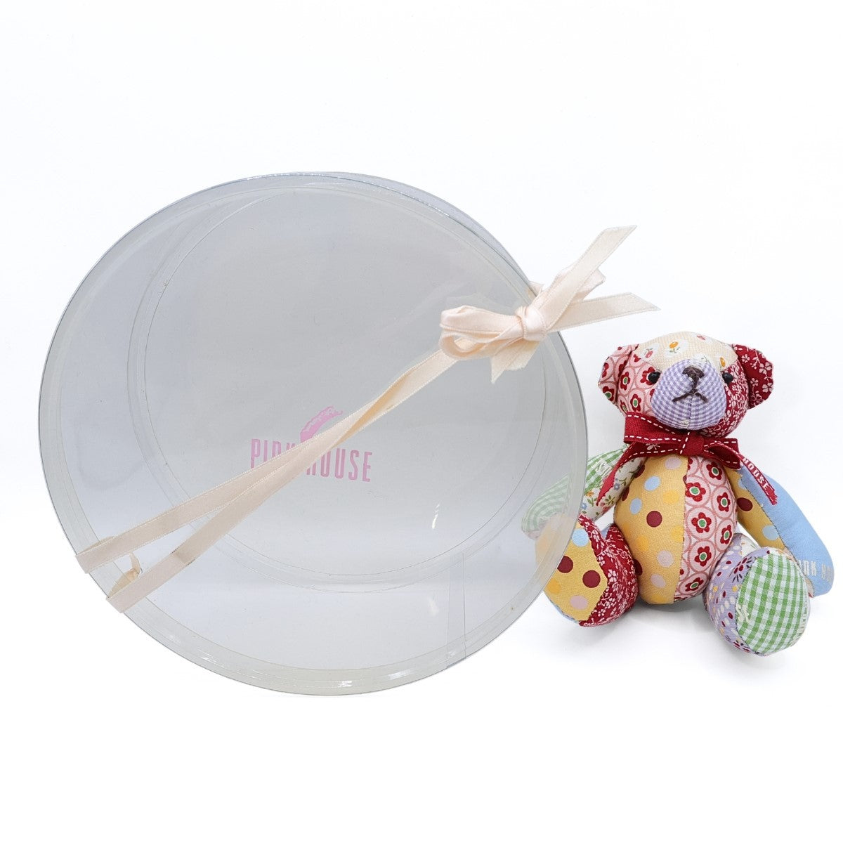 ピンクハウス★パッチワークが可愛い！うさぎぬいぐるみ サージュブローチ 専用箱付き！ ミックス系 ko141