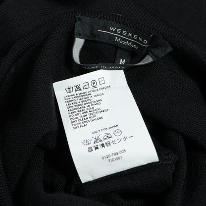 Weekend Max Mara マックスマーラ★シンプル♪ノースリーブニット カットソー サイズM 黒系 z22604