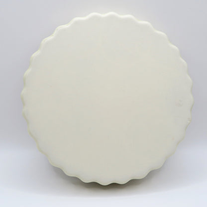 【未使用品】ピンクハウス★ロゴ入タルト型 陶器 プレート ケーキ皿 グラタン皿 食器   アイボリー系 so340