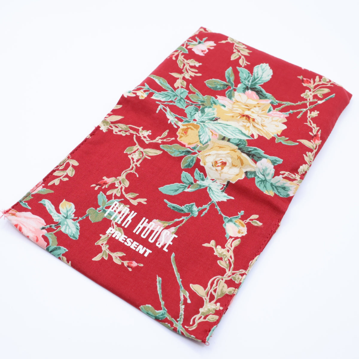 【美品！】ピンクハウス★可愛い薔薇柄♪ ティッシュケース ポケットティッシュ入り ノベルティ 赤系 so257