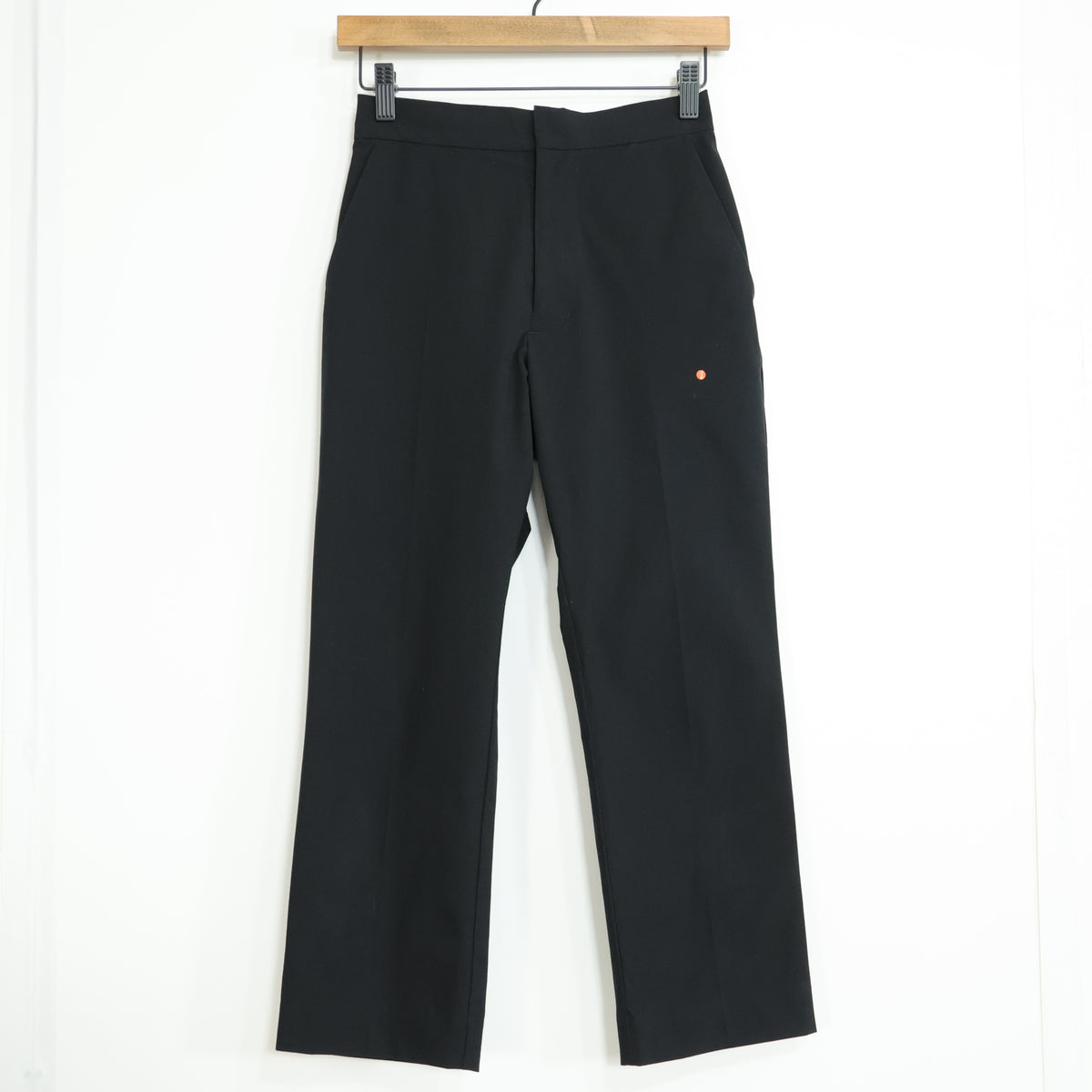 VIRINA ヴィリーナ★ロングパンツ サイズXS 黒系 無地 薄手 z22484