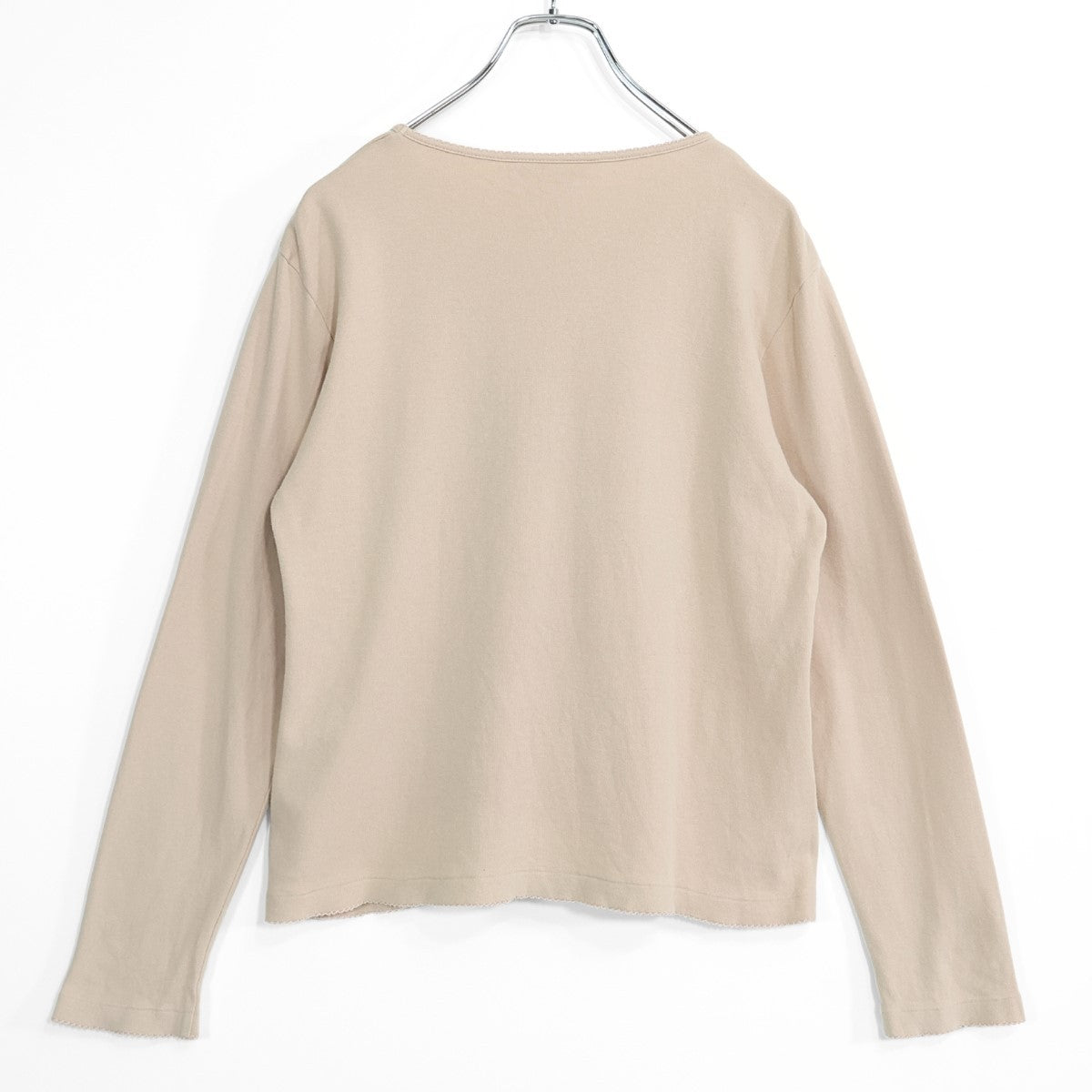 ピンクハウス★サテンリボンが可愛い♪ 長袖カットソー・Tシャツ サイズ4(L) くすみピンク系 z22811