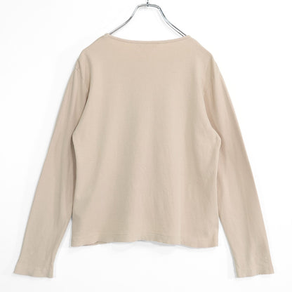 ピンクハウス★サテンリボンが可愛い♪ 長袖カットソー・Tシャツ サイズ4(L) くすみピンク系 z22811