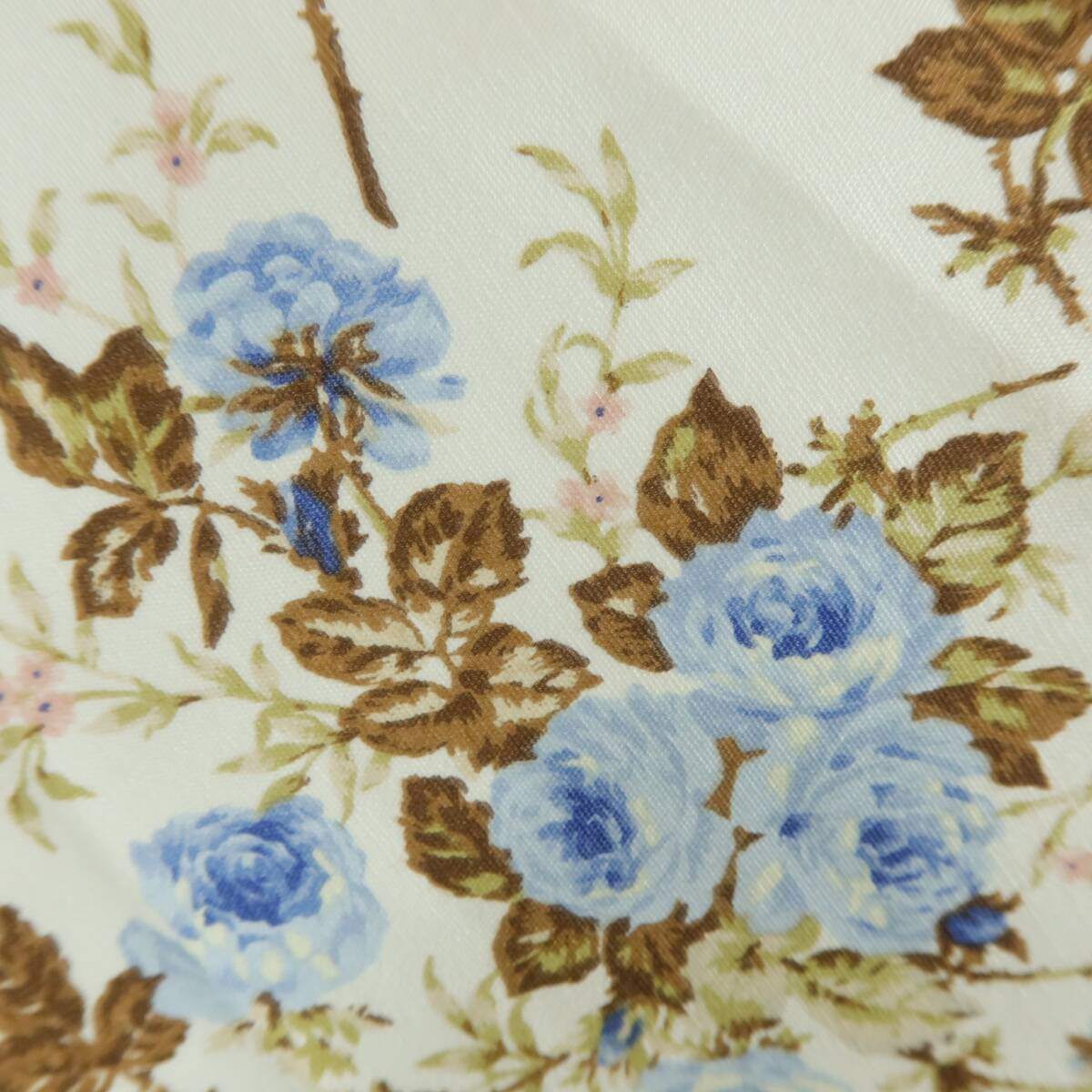 【新品タグ付】ピンクハウス★薔薇ハンドプリント 長傘 60ｃｍ 生成りホワイト ＊ｋ4526