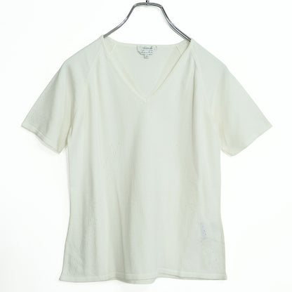 マックスマーラ Max Mara★ラグランスリーブ ♪半袖カットソー サイズM 白系 z22603