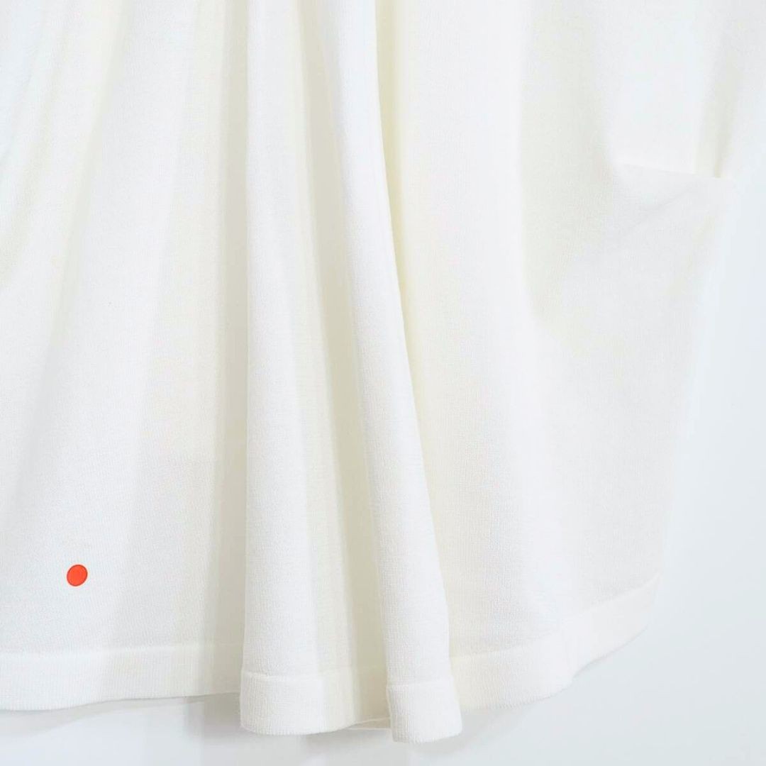 【美品】レリアン★爽やかな白ニット♪手洗い可能 羽織物 カーディガン サイズ9号 白系 z21166