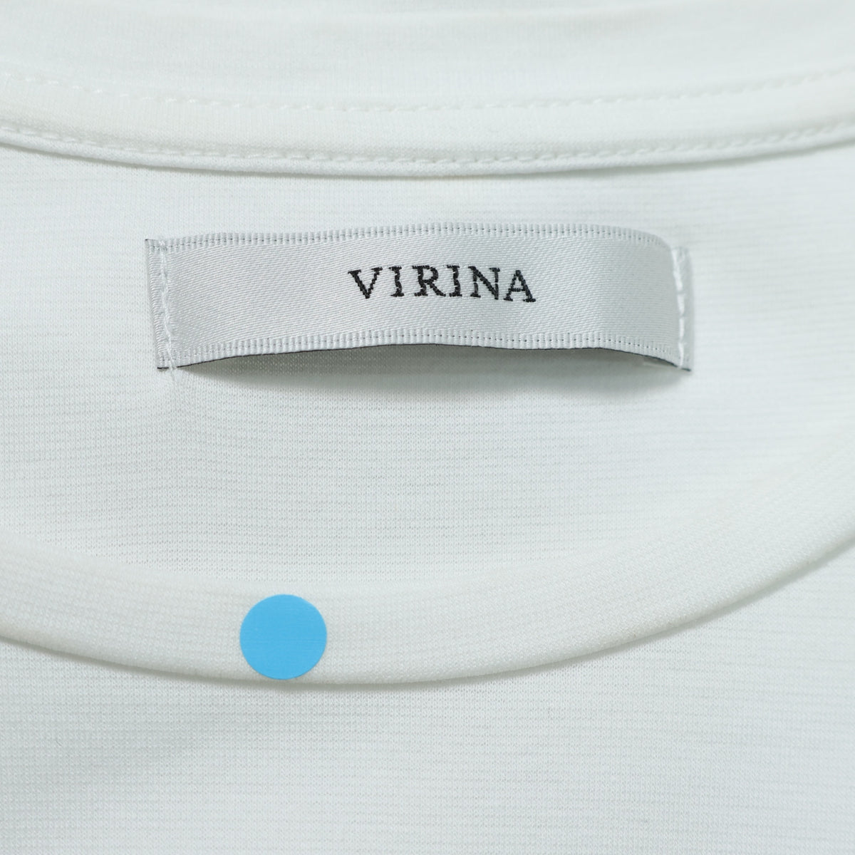 VIRINA ヴィリーナ★大き目フリル♪カットソー サイズXS ホワイト系 z22093