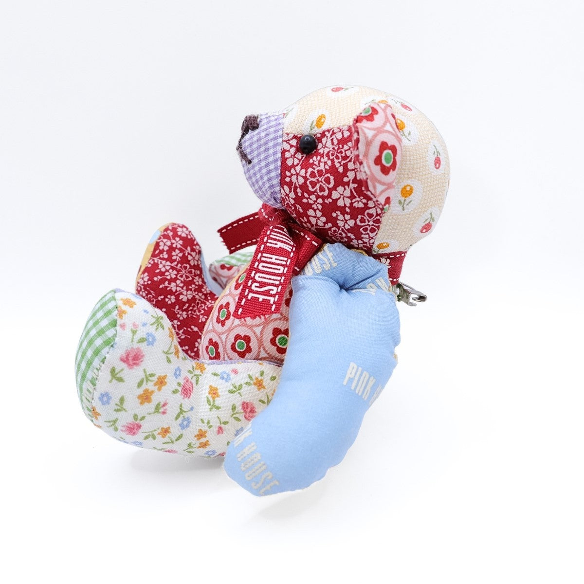 ピンクハウス★パッチワークが可愛い！うさぎぬいぐるみ サージュブローチ 専用箱付き！ ミックス系 ko141