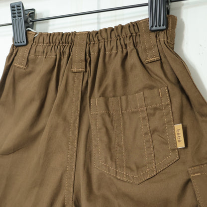 【美品！】fillot de bebe フィヨ デュ ベベ★品のあるデザイン♪ ハーフパンツ キッズサイズ80㎝ ブラウン系 z22355