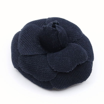 【美品】インゲボルグ？ピンクハウス系★シックなカメリアコサージュ 黒系 ＊ko105