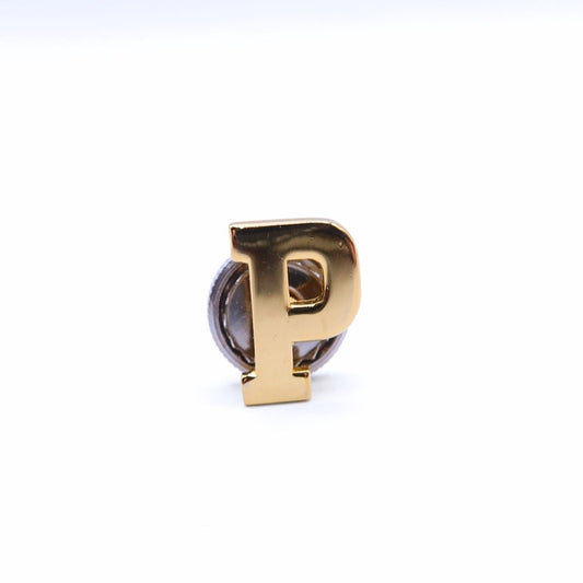 【美品】ピンクハウス?★ Pロゴ ピンズ ラペルピン ゴールドカラー スクリューバック　＊so175